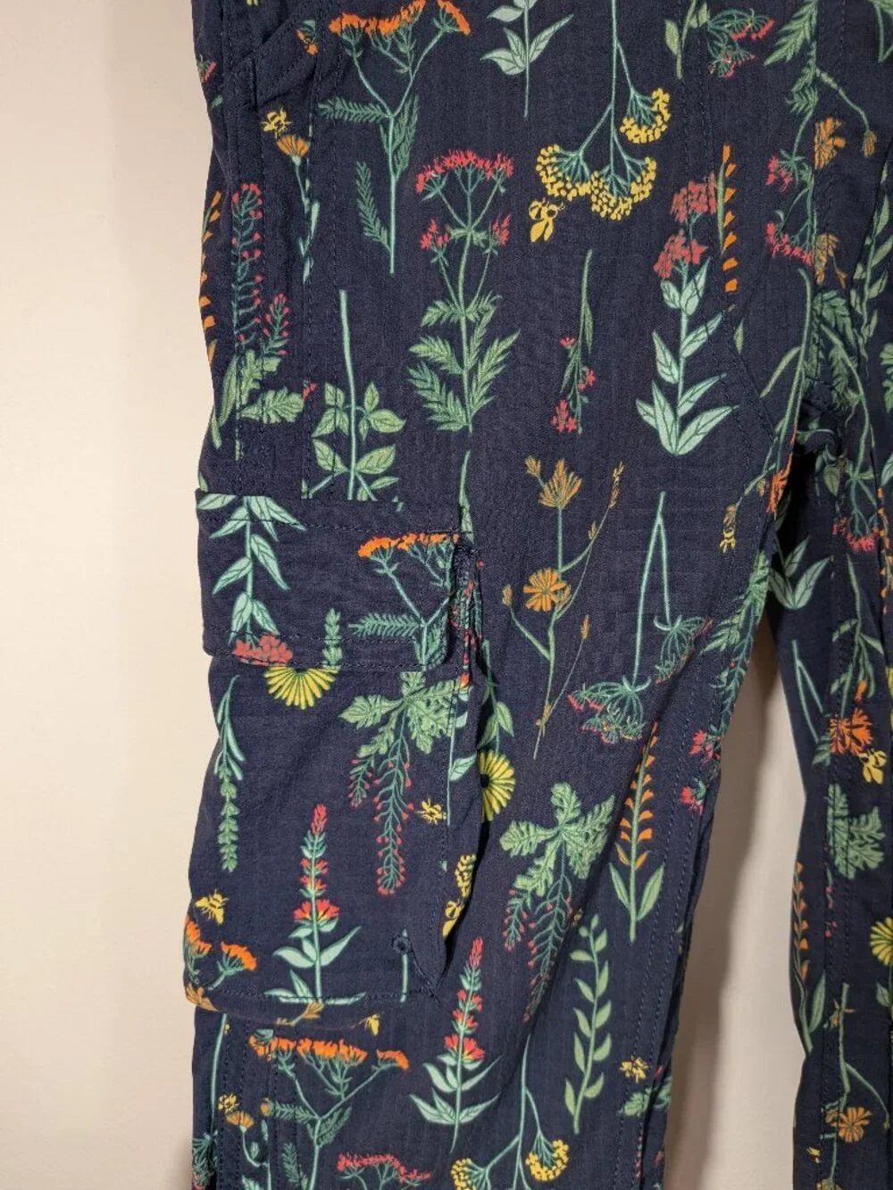 Duluth Trading Heirloom Gardening Bibs Floral Girls Size 6 Overalls Adjustable